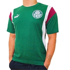 Camisa Palmeiras Puma Ftbl Archive Verde - Masculina - Foto 8
