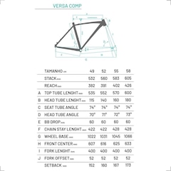 Bicicleta Gravel Sense Versa Gr Comp Shimano Sora 18V - Foto 8