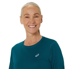 Camiseta Manga Longa Asics Knit - Feminina - Foto 4