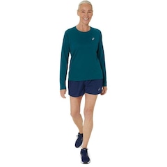 Camiseta Manga Longa Asics Knit - Feminina - Foto 5
