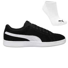 Kit Tênis Puma Smash V2 Wns Bdp + Meia - Feminino - Foto 1