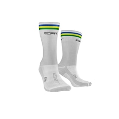 Kit Meia Ciclismo Corrida Esportiva Cano Médio Ert Brasil - Foto 4