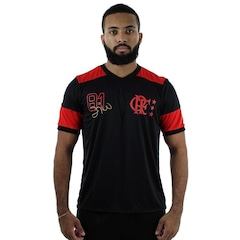 Camiseta Braziline Flamengo Nova Zico Retro - Masculina - Foto 1