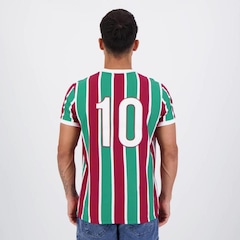 Camisa do Fluminense Braziline P.H Ganso 10 Tricolor - Masculina - Foto 3