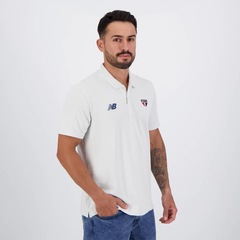 Camiseta Polo São Paulo Viagem 2024 - New Balance - Masculina - Foto 2
