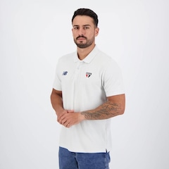 Camiseta Polo São Paulo Viagem 2024 - New Balance - Masculina - Foto 3