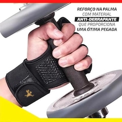 Luvas com Munhequeira Crosstrainer Gold Sports Weight - Foto 4