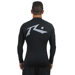 Camiseta Manga Longa de Lycra Rusty Amphibious - Masculina - Foto 2