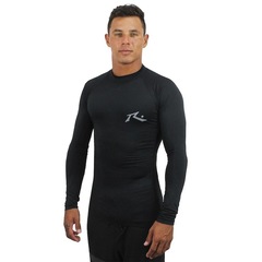 Camiseta Manga Longa de Lycra Rusty Amphibious - Masculina - Foto 1