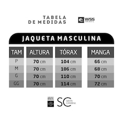 Jaqueta Corta Vento com Capuz WSS Brasil Impermeável Never Give Up! - Masculina - Foto 6