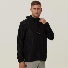 Jaqueta Corta Vento com Capuz WSS Brasil Impermeável Never Give Up! - Masculina - Foto 2