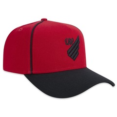 Boné Aba Curva New Era 9Forty A-Frame Athletico Paranaense Futebol Snapback - Adulto - Foto 2