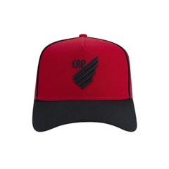 Boné Aba Curva New Era 9Forty A-Frame Athletico Paranaense Futebol Snapback - Adulto - Foto 3