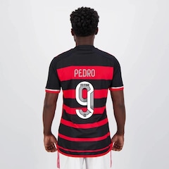 Camisa do Flamengo I 2024 adidas 9 Pedro - Masculina - Foto 2