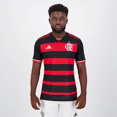 Camisa do Flamengo I 2024 adidas 9 Pedro - Masculina - Foto 1