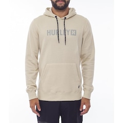 Blusão de Moletom Hurley Canguru Square - Masculino - Foto 1