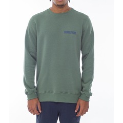 Blusão de Moletom Hurley Careca Square - Masculino - Foto 1