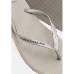 Chinelo Tropical Brasil Estampado Slim com Glitter - Feminino - Foto 4