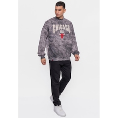 Blusão De Moletom Com Capuz Gothic Team Chicago Bulls - Masculino - Foto 5