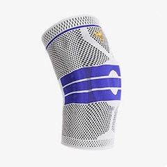 Joelheira Elástica Gold Sports de Compressão com Suporte Lateral e Rótula - Foto 4