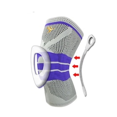 Joelheira Elástica Gold Sports de Compressão com Suporte Lateral e Rótula - Foto 5