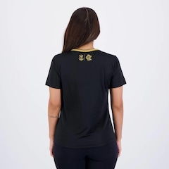 Camisa do Flamengo Braziline Brook Feminina Preta - Foto 5