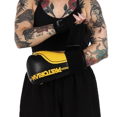 Kit de Luvas de Boxe e Muay Thai First Fx1 Pretorian + Bandagem + Bucal - Foto 4