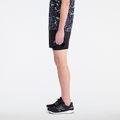 Short New Balance Accelerate 2 em 1 - Masculino - Foto 4