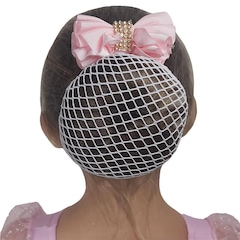 Redinha de Cabelo Vya Fit com Laço de Fita Infantil - Foto 3