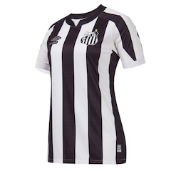 Camisa do Santos II Listrada 2022 Umbro - Feminina - Foto 2