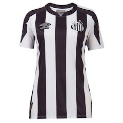 Camisa do Santos II Listrada 2022 Umbro - Feminina - Foto 1