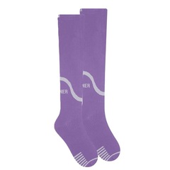 Kit de Meias Cano Alto de Compressão Selene 3/4 Esportiva com 2 Pares - Feminino - Foto 2