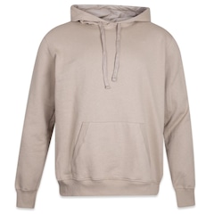 Blusão de Moletom com Capuz New Era Canguru Fechado Core Branded - Masculino - Foto 1