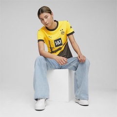 Camisa Borussia Dortmund 23/24 Home Puma - Feminina - Foto 5