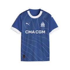 Camisa Olympique de Marseille 23/24 Away Puma - Infantil - Foto 1