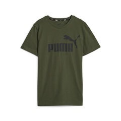 Camiseta Puma Essentials Ess Logo Tee B - Infantil - Foto 1