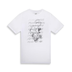 Camiseta Puma Training Cat And Skull - Masculina - Foto 1