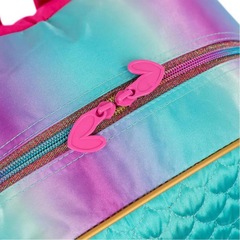 Mochila Sestini Mermaid 2 Grande Sereia Colorido - Foto 6