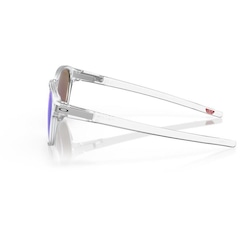 Óculos de Sol Unissex Oakley Latch Matte Clear 6553 - Foto 2