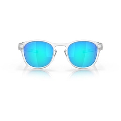 Óculos de Sol Unissex Oakley Latch Matte Clear 6553 - Foto 7