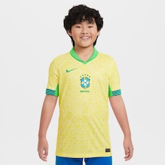 Camisa do Brasil I 2024/25 Torcedor Pro Nike - Infantil - Foto 1