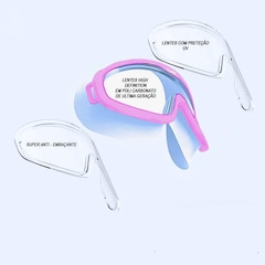 Máscara de Natação Gold Sports Vision Infanto High Definition - Infantil - Foto 3