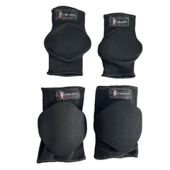 Kit Joelheira Triatleta + Cotoveleira para Vôlei - Infantil - Foto 1