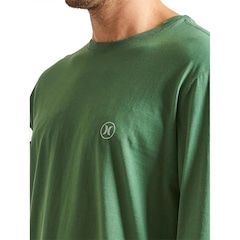 Camiseta Manga Longa Hurley Mini Icon - Masculina - Foto 3