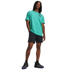 Camiseta de Treino Masculina Under Armour Project Rock Night Crew - Foto 2