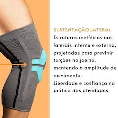 Protetor de Joelho N1 Sport Knit 3D Pró - Foto 4