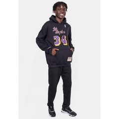 Blusão De Moletom Com Capuz Mitchell & Ness Nba Shaquille O''''Neal Los Angeles Lakers - Masculino - Foto 2