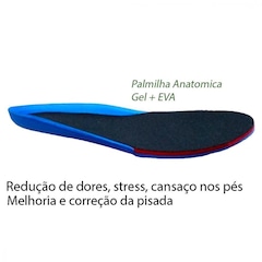 Kit 2 Palmilha Gel e Dupla Camada Anatômicas Memoria Forro Antibacteriano Melhora do Passo e Dores - Foto 8