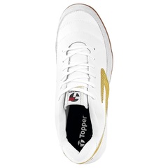 Chuteira Futsal Topper Titanium X e Meião - Masculino - Foto 4