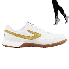 Chuteira Futsal Topper Titanium X e Meião - Masculino - Foto 1